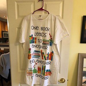 One book leads to another Women's Sleep Shirt